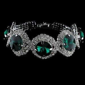 Princess Kate/Diana Emeralds Replica Bracelet 7"